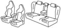 Set coprisedili Superior - Nocciola - compatibile per Cupra Formentor (11/20>) e-HYBRID