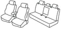 Set coprisedili Superior - Beige - compatibile per MG HS (11/24>)