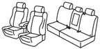 Set coprisedili Superior - Beige - compatibile per Porsche Cayenne (01/18>) Platinum Edition