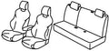 Set coprisedili Superior - Beige - compatibile per Byd Atto 2 (04/25>) Electric