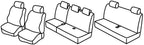 Set coprisedili Superior - Grigio/Nero - compatibile per Dacia Logan MCV 5p (02/07>06/13)