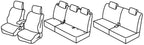 Set coprisedili Superior - Beige - compatibile per Dacia Jogger 5p (02/22>)
