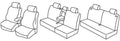Set coprisedili Superior - Nocciola - compatibile per Fiat Freemont (05/11>11/16)