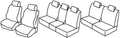Set coprisedili Superior - Beige - compatibile per Mazda 5 5p (08/05>10/10)