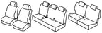Set coprisedili Superior - Grigio/Nero - compatibile per Nissan NV200 (09/09>09/21)