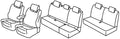 Set coprisedili Superior - Nocciola - compatibile per Opel Frontera (09/24>)