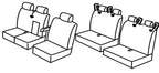 Set coprisedili Superior - Beige - compatibile per Ford Transit (04/14>)