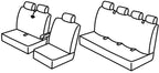 Set coprisedili Superior - Nero/Grigio - compatibile per Mercedes Sprinter (06/06>05/18) - Volkswagen Crafter (04/06>12/16)