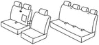Set coprisedili Superior - Grigio/Nero - compatibile per Mercedes Sprinter (06/06>05/18) - Volkswagen Crafter (04/06>12/16)