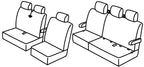 Set coprisedili Superior - Beige - compatibile per Mercedes Classe V (03/14>) - Mercedes Vito (01/15>)