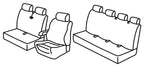 Set coprisedili Superior - Beige - compatibile per Mercedes Sprinter (06/18>)