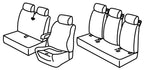 Set coprisedili Superior - Beige - compatibile per Mercedes Sprinter (06/18>)