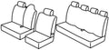 Set coprisedili Superior - Nero/Grigio - compatibile per Renault Master (02/10>06/24)
