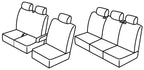 Set coprisedili Superior - Grigio/Nero - compatibile per Renault Trafic (03/21>)