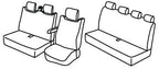 Set coprisedili Superior - Nero/Grigio - compatibile per Renault Master (07/24>)