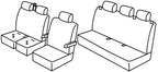 Set coprisedili Superior - Nocciola - compatibile per Volkswagen Crafter (01/17>) 5+1