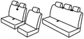 Set coprisedili Superior - Grigio/Nero - compatibile per Volkswagen Transporter T6.1 (01/20>12/24)