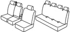 Set coprisedili Superior - Nocciola - compatibile per Man TGE (04/17>) - Volkswagen Crafter (01/17>)