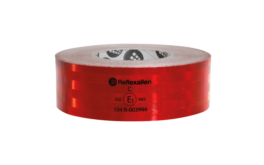 Value, nastro segnaletico di sicurezza per superfici rigide - 50 m - Rosso