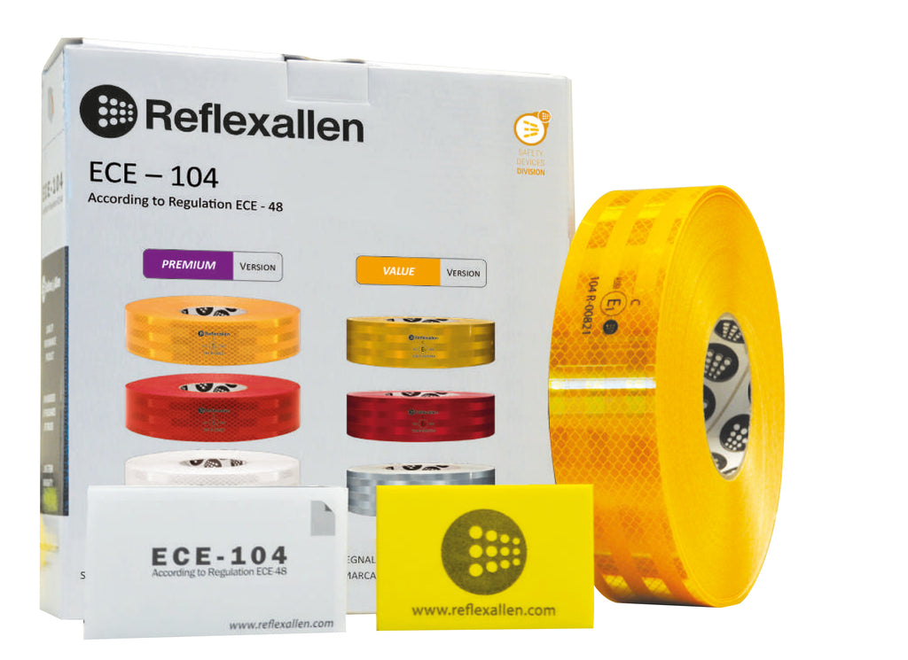 Premium, nastro segnaletico di sicurezza per superfici rigide - 50 m - Giallo