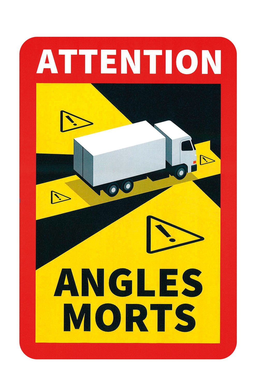 Contrassegno adesivo angoli morti, 1 pz - Camion - FRA