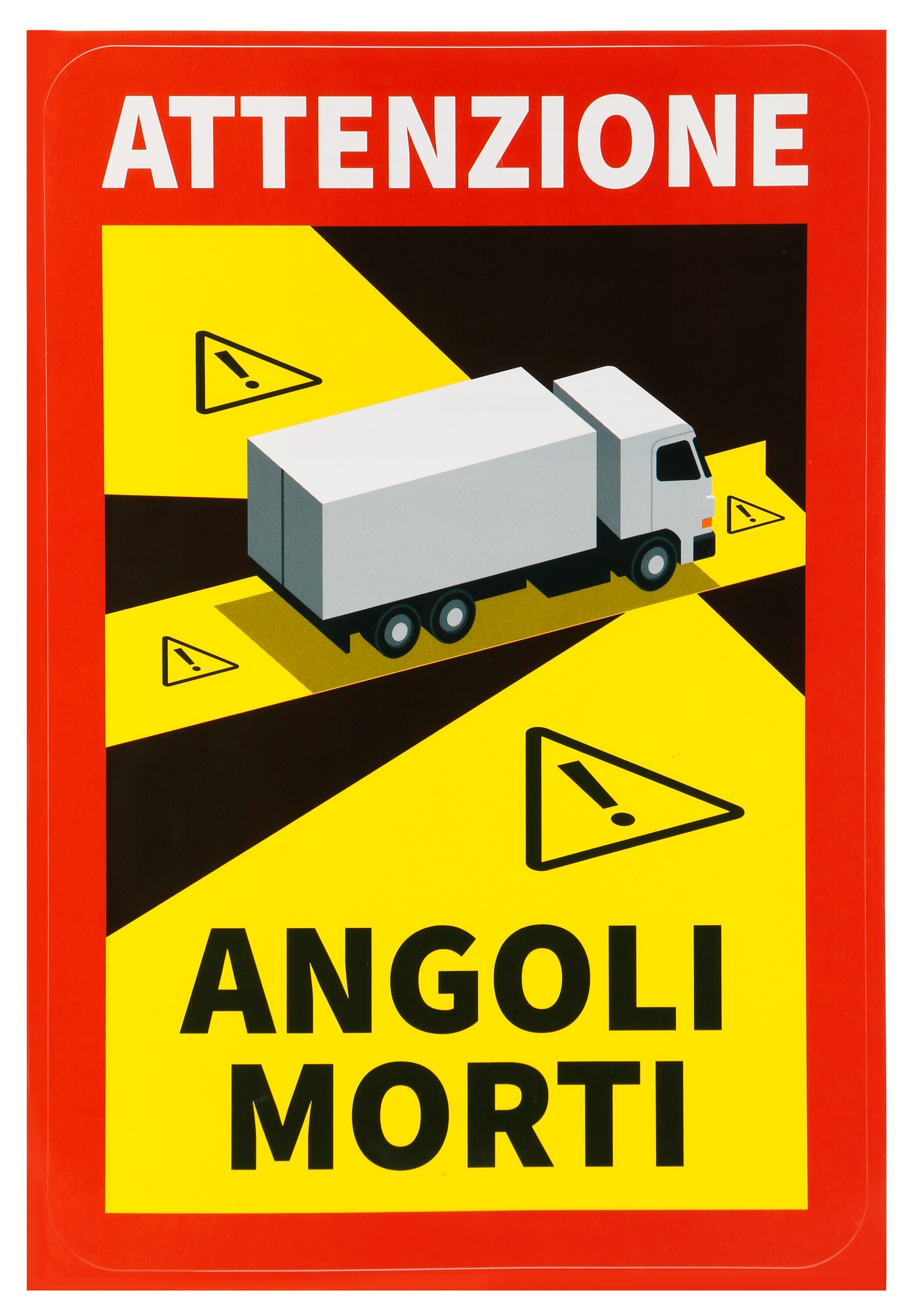 Contrassegno adesivo angoli morti, 1 pz - Camion - ITA