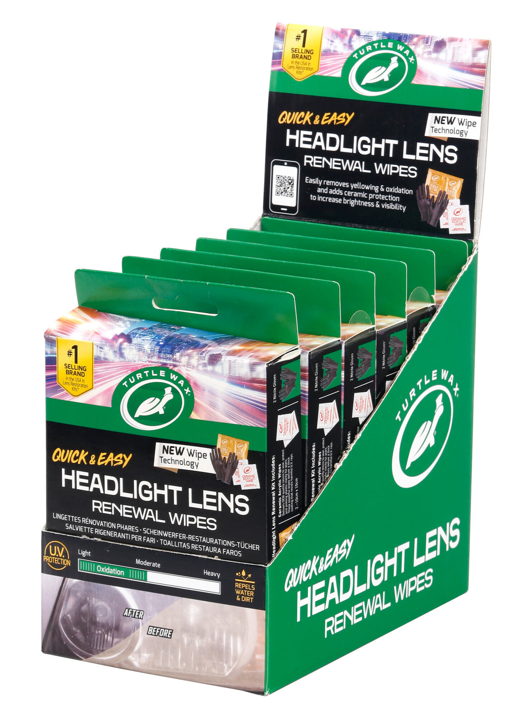 Kit salviettine rigeneranti specifico per lenti fari