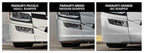 Barra paraurti con portatarga, kit 3 pz, 13 fori - compatibile per Scania G Serie 7 - New Generation (01/18>) Paraurti piccolo - Scania R Serie 7 - New Generation (11/16>02/25) Paraurti piccolo - Scania S Serie 7 - New Generation (11/16>) Paraurti piccolo