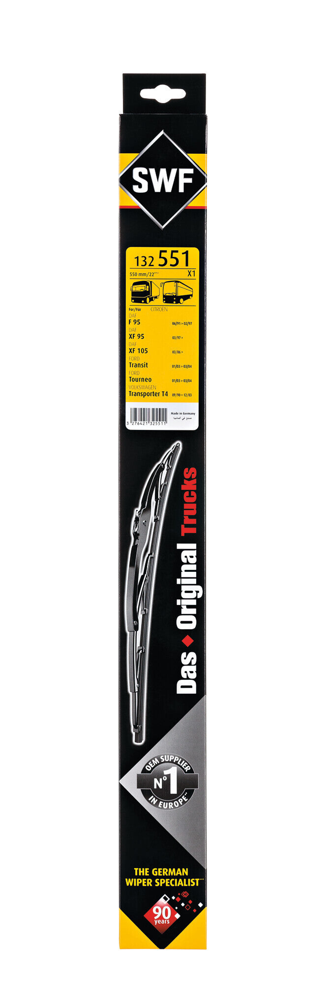 Das Original Trucks, spazzola tergicristallo - 550 mm - 1 pz