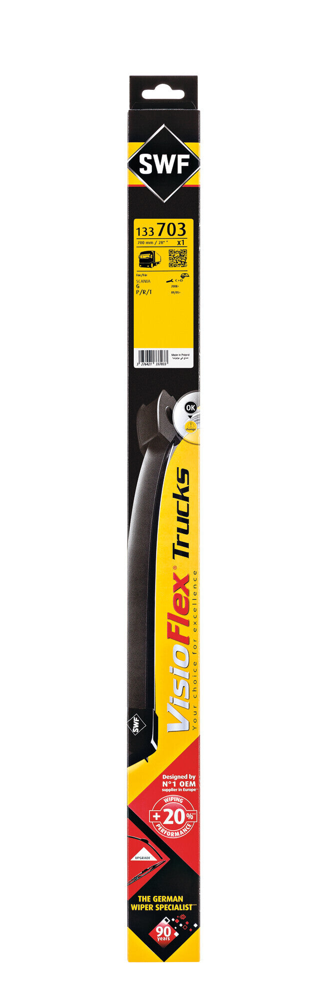VisioFlex Trucks, spazzola tergicristallo - 700 mm - 1 pz