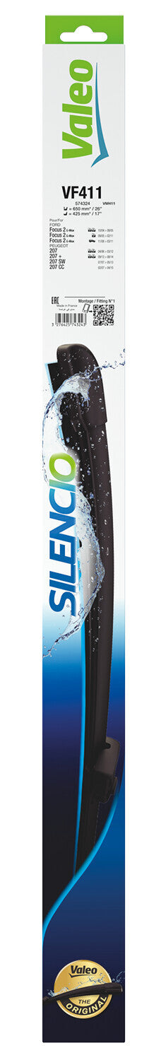 Silencio Flat Blades, spazzole tergicristallo - VF411 - 650 + 425 mm - 2 pz