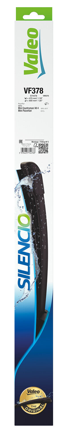 Silencio Flat Blades, spazzole tergicristallo - VF378 - 475 + 500 mm - 2 pz