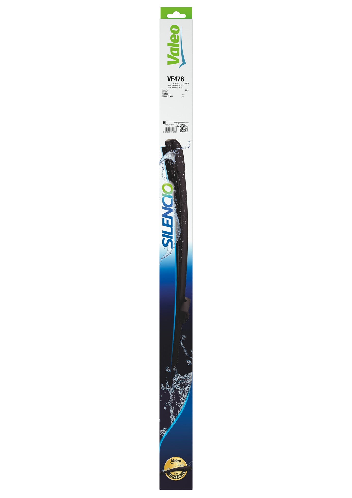 Silencio Flat Blades, spazzole tergicristallo - VF476 - 730 + 630 mm - 2 pz