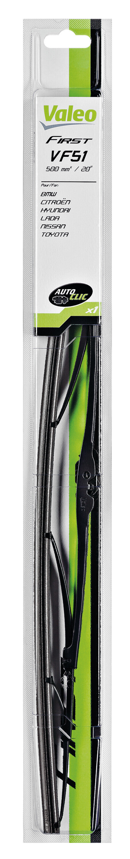 First Conventional, spazzola tergicristallo - VF51 - 500 mm - 1 pz