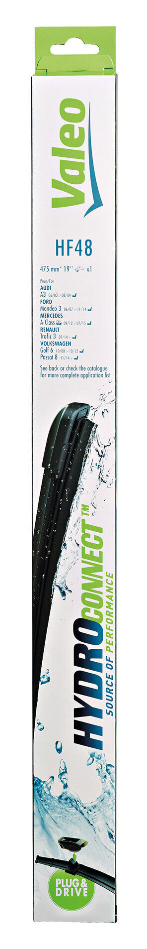 HydroConnect Multiconnection, spazzola tergicristallo - HF48 - 480 mm - 1 pz