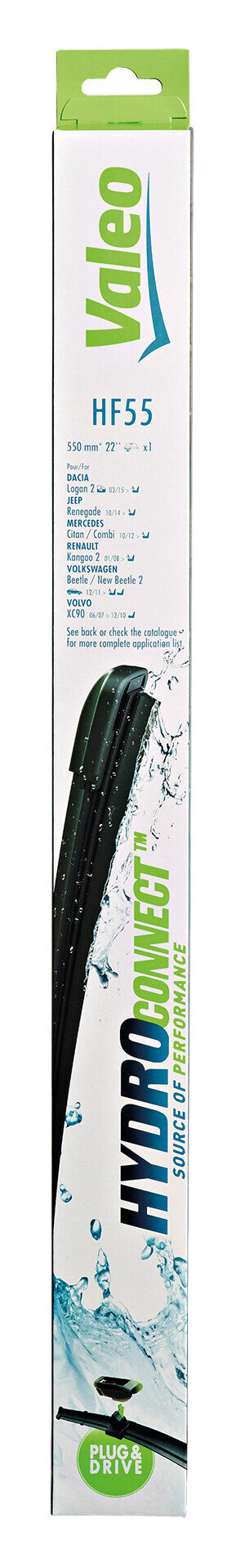 HydroConnect Multiconnection, spazzola tergicristallo - HF55 - 550 mm - 1 pz