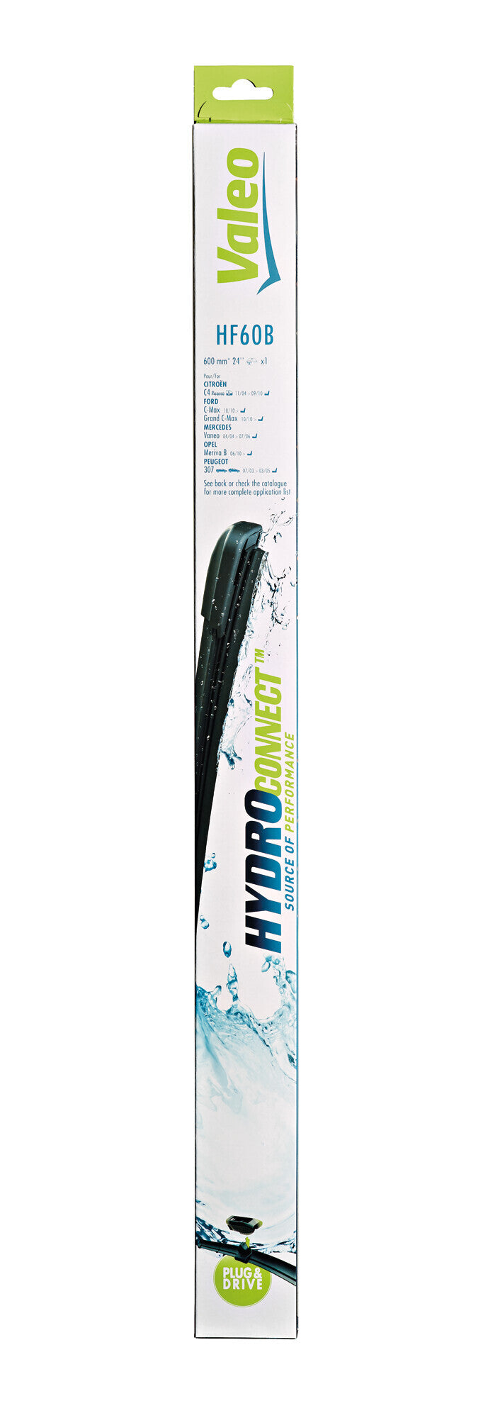 HydroConnect Multiconnection, spazzola tergicristallo - HF60B - 600 mm - 1 pz