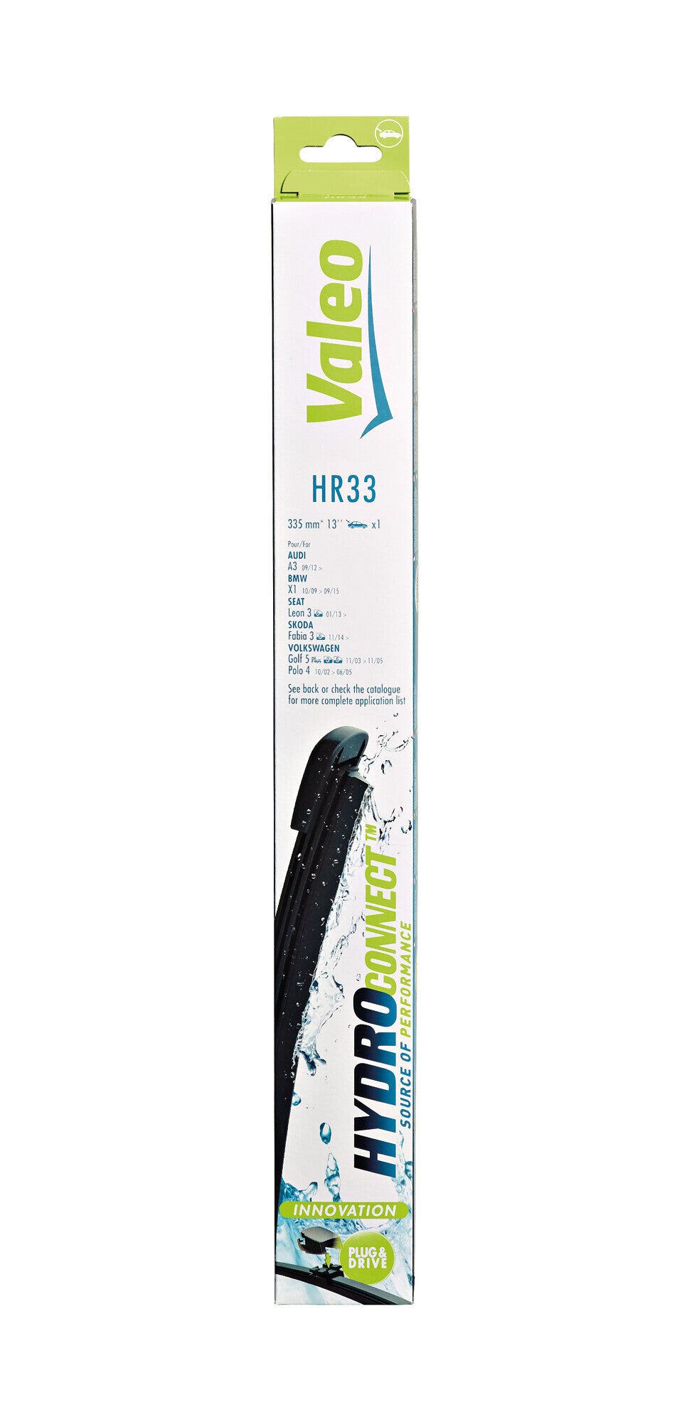 HydroConnect Multiconnection, spazzola tergicristallo posteriore - HR33 - 335 mm - 1 pz
