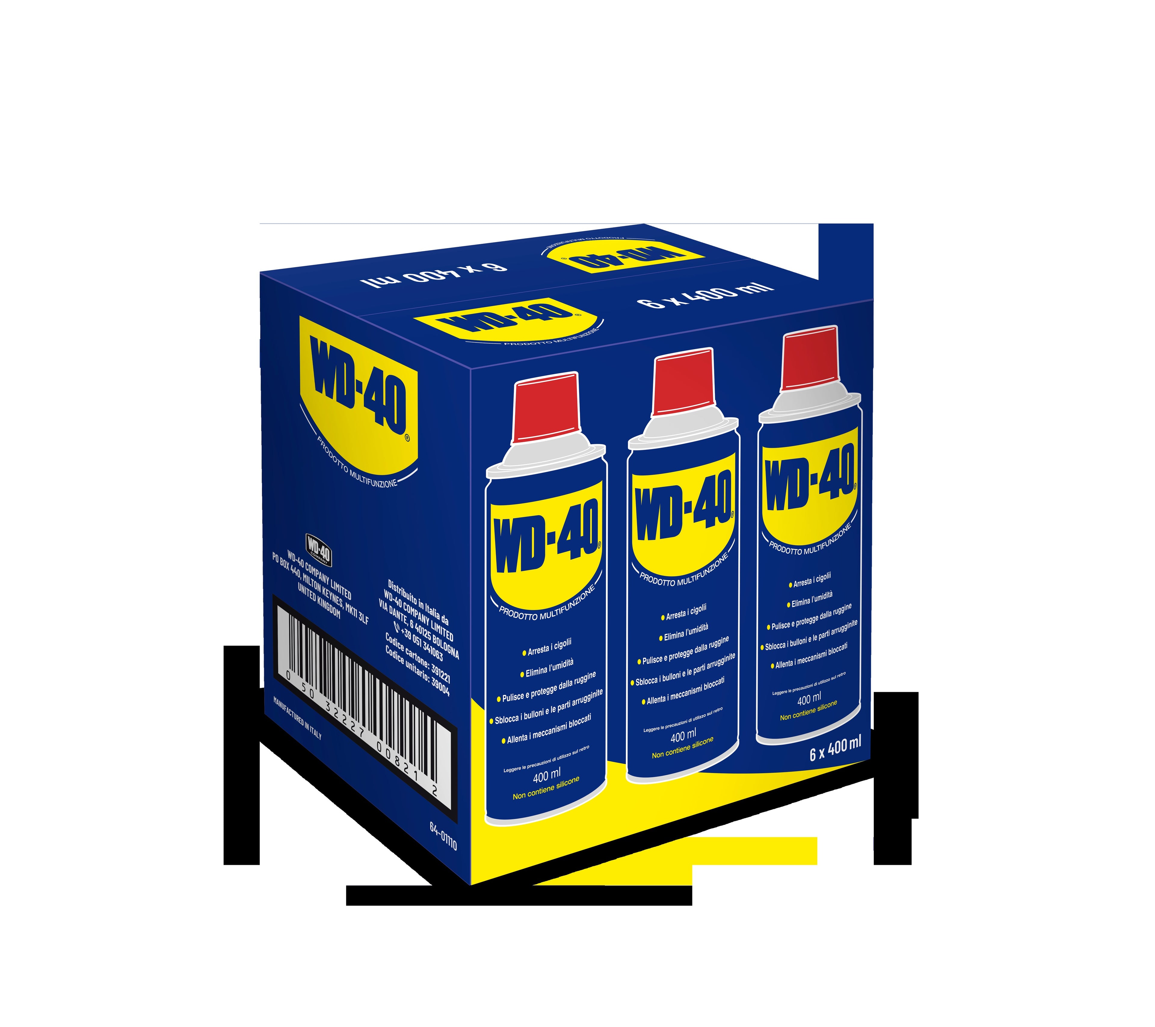 WD-40, Prodotto multifunzione, pack 6 pz - 400 ml