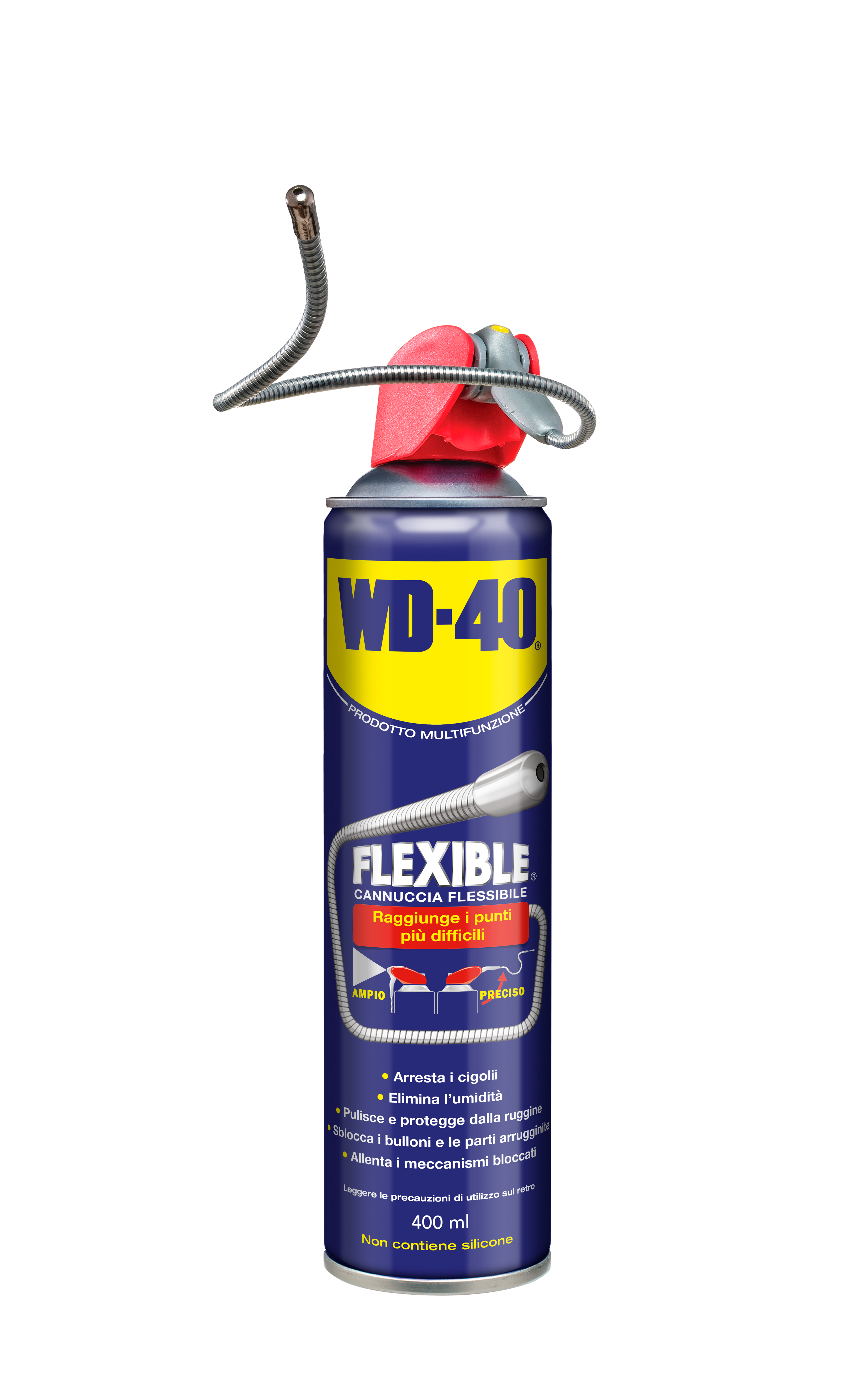 WD-40, Prodotto multifunzione - Cannuccia flessibile - 400 ml