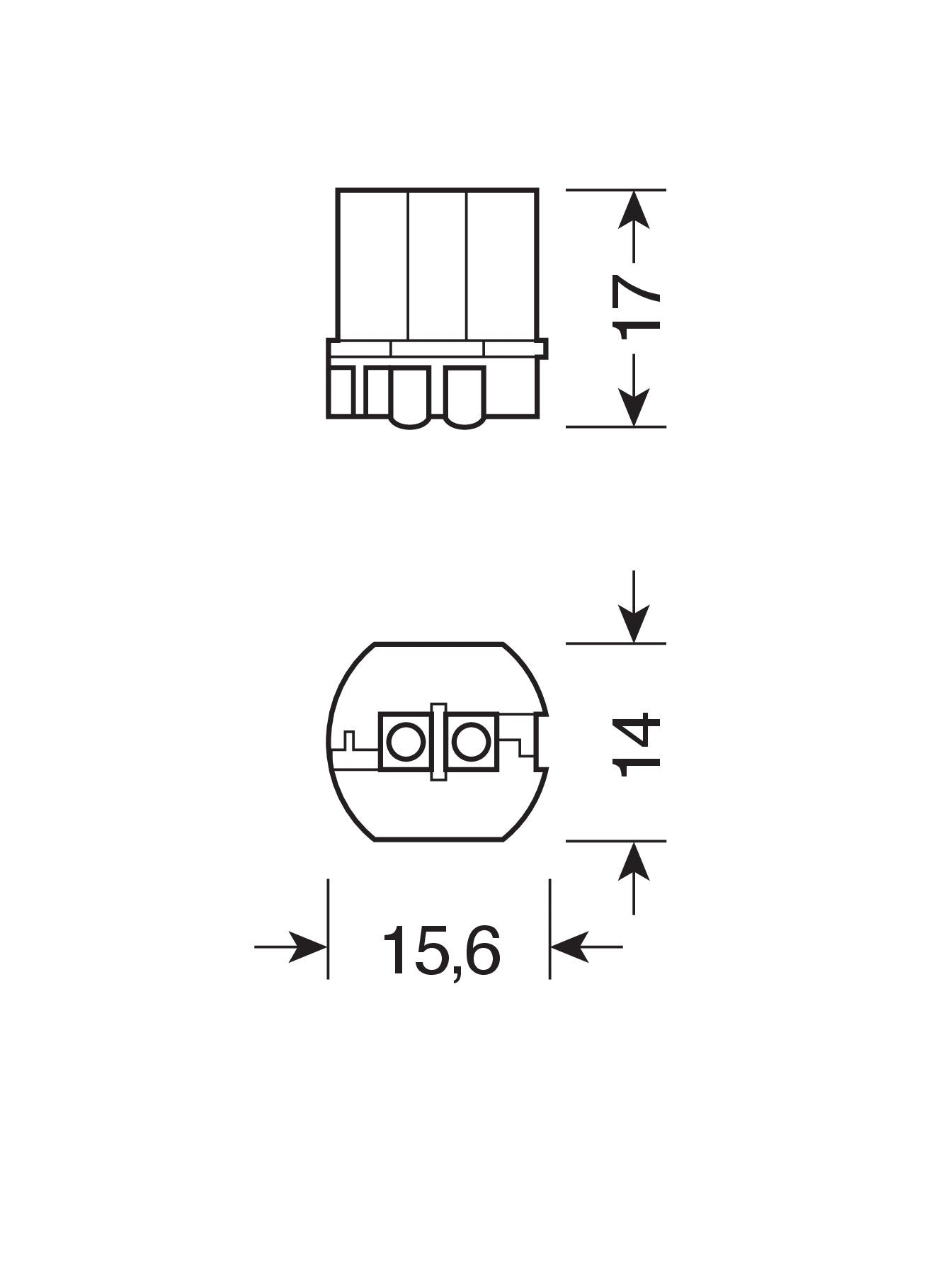 12V Lampada alogena - PW24W - 24W - WP3,3x14,5-3 - 2 pz - D/Blister