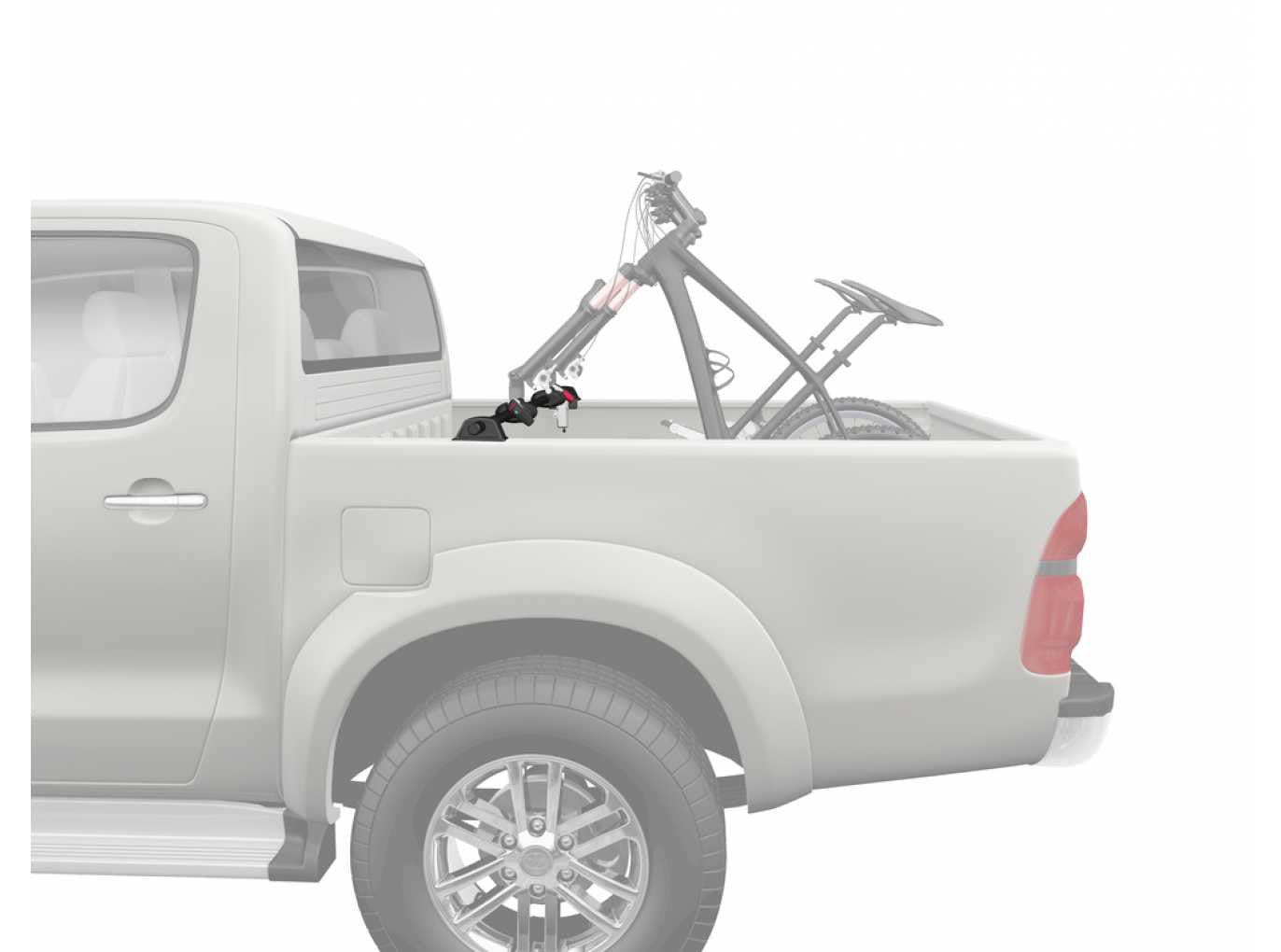 Bikerbar, barra fissaggio a forcella per pick-up, suv e furgoni