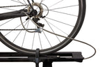HighRoad, porta bicicletta da tetto con fissaggio ruota anteriore - Nero - max 1219 mm (passo bici)