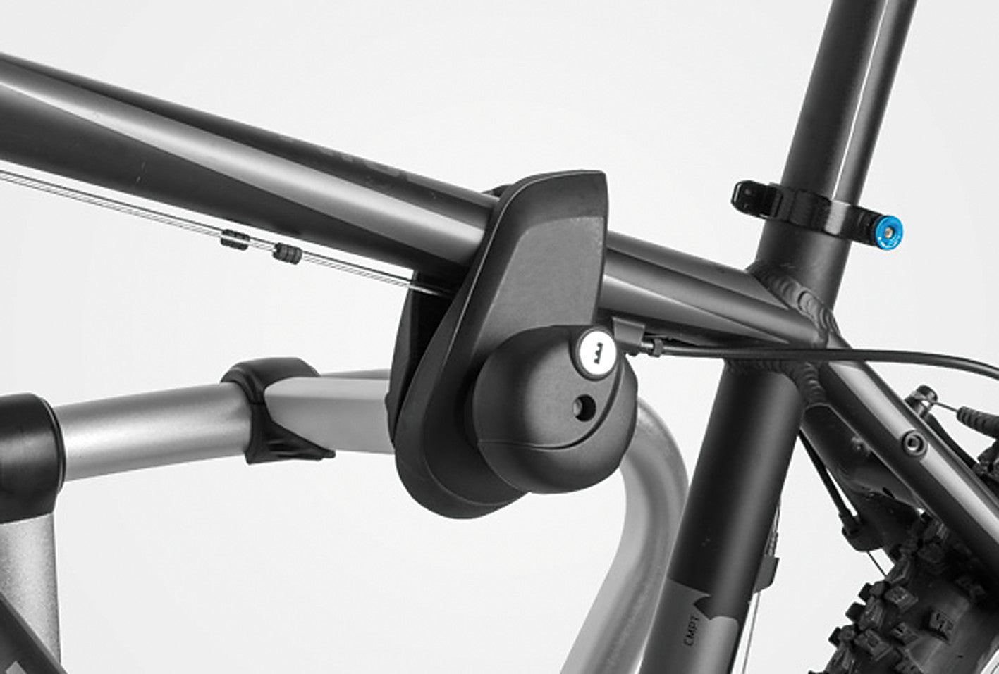 JustClick, portabiciclette per gancio traino - 2 bici