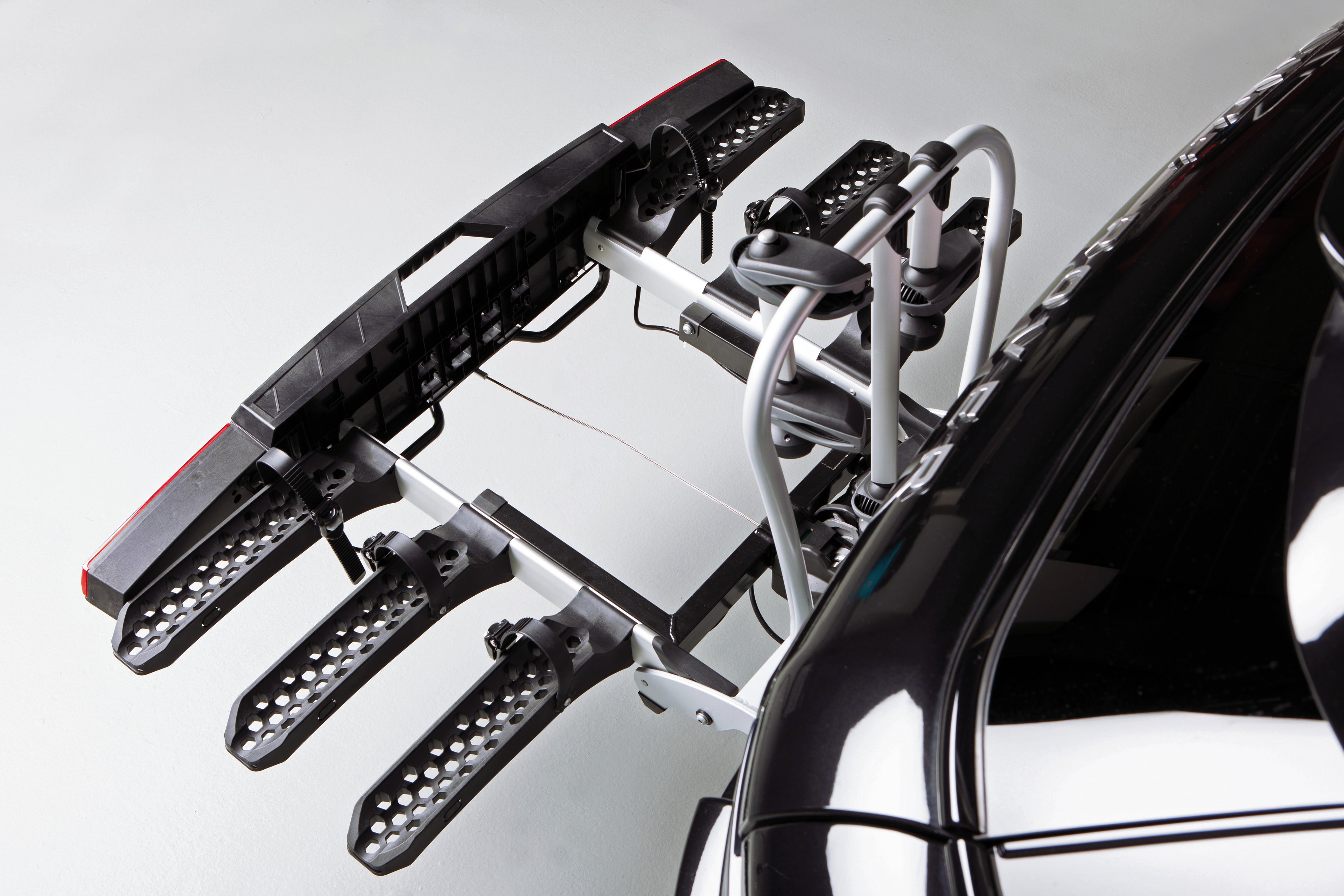 FoldClick, portabiciclette per gancio traino - 3 bici