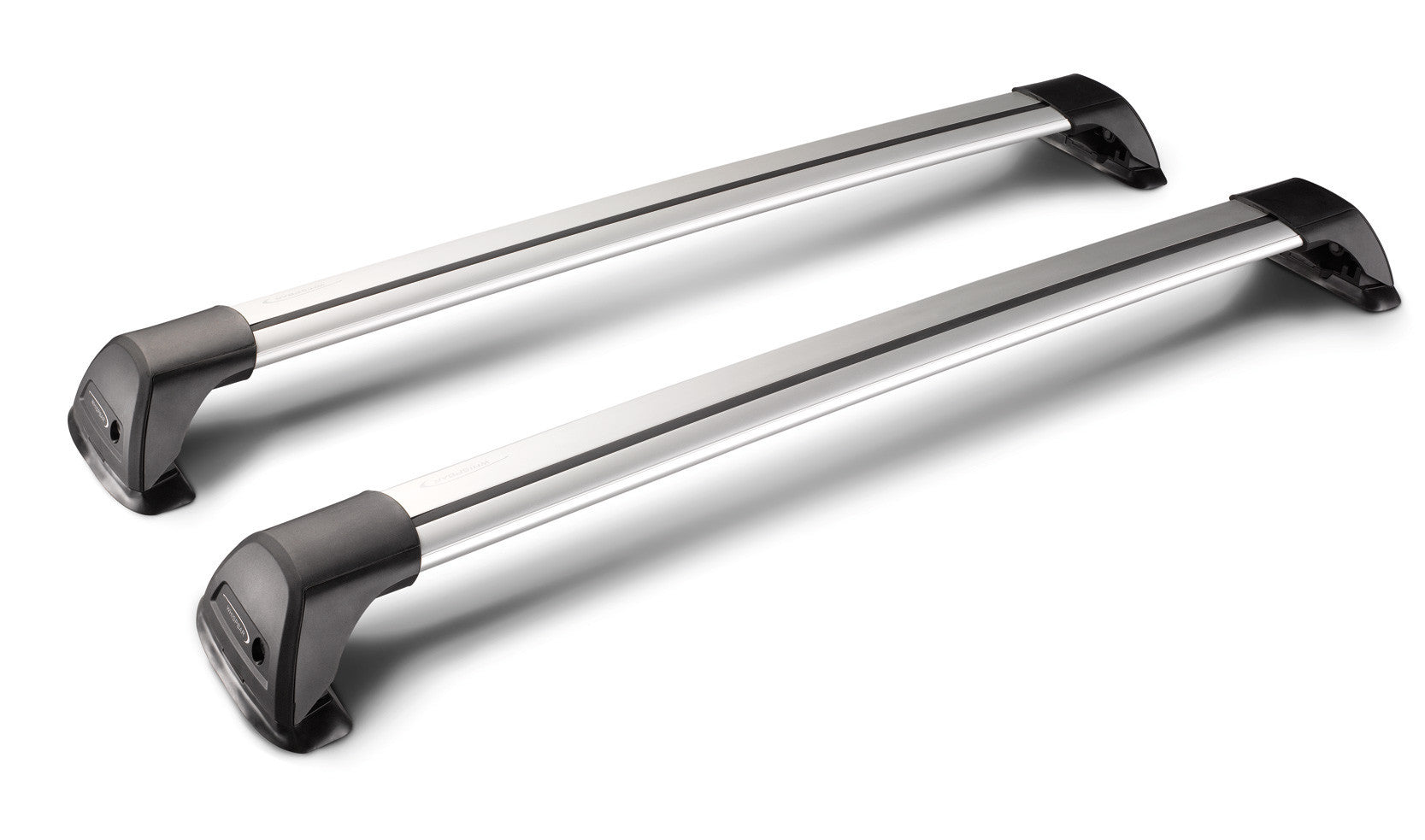 Flush Mixed, coppia barre portatutto telescopiche in alluminio - 105+110 cm