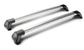 Flush Mixed, coppia barre portatutto telescopiche in alluminio - 110+115 cm