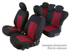 Set coprisedili Superior - Nero/Rosso - compatibile per Opel Meriva (05/10>01/14) ARG